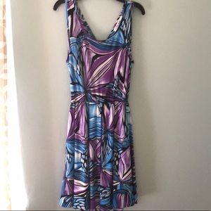 NWOT Gorgeous Multi Color Dress Sz M